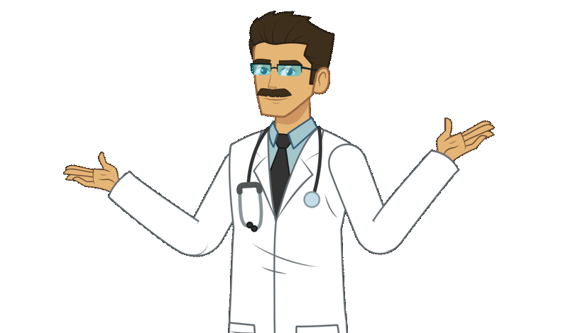 Médico explicando las conclusiones sobre los clasificaciones de la célula.