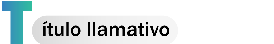 Título llamativo.