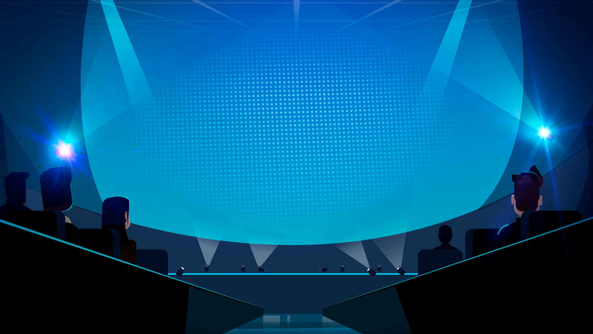 fondo domo de teatro