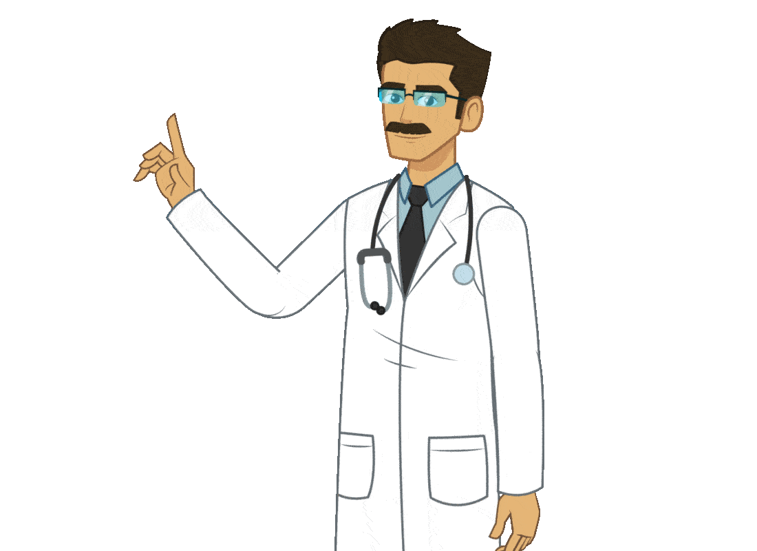  Personaje presentando el objetivo.