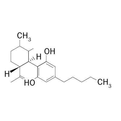 Estructura del cannabidiol.