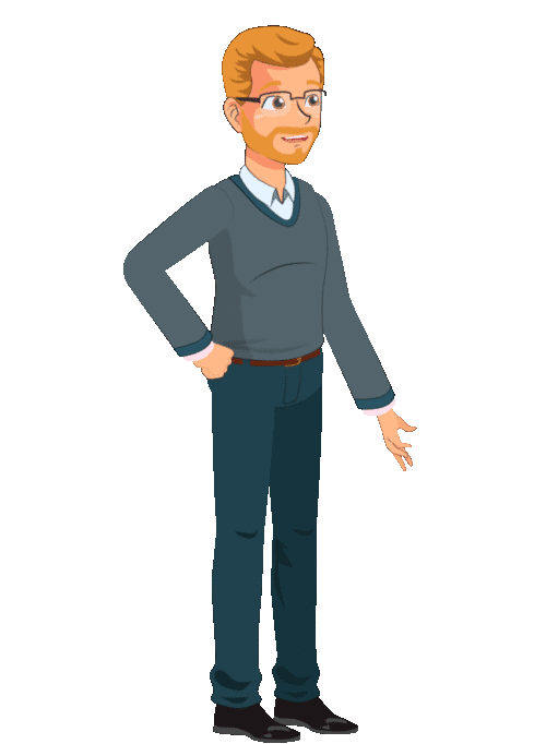 Avatar profesor hablando.