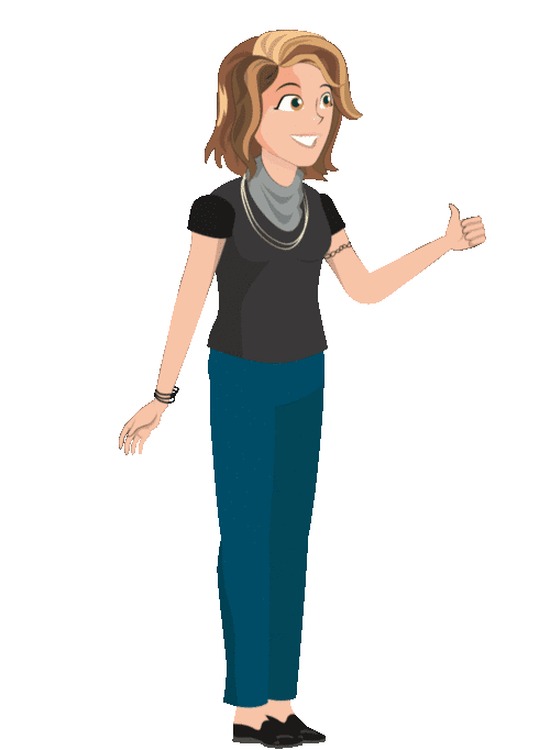Avatar profesora 2 hablando.