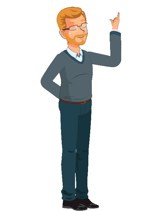 Avatar profesor hablando.