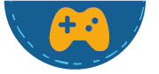 icono control de video juego