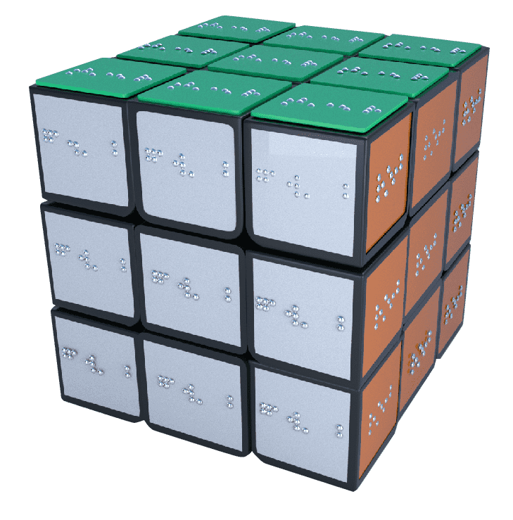Cubo ukis para ciegos.