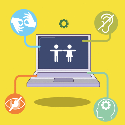 Imagen de gráfica de distribución de herramientas de accesibilidad web.