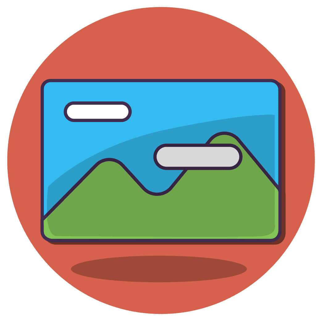 Un dibujo de un paisaje.