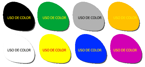 Animación representativa de uso de color.