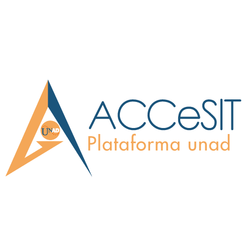 ACCeSIT es el logo que identifica el nombre de la plataforma tecnológica de la universidad.