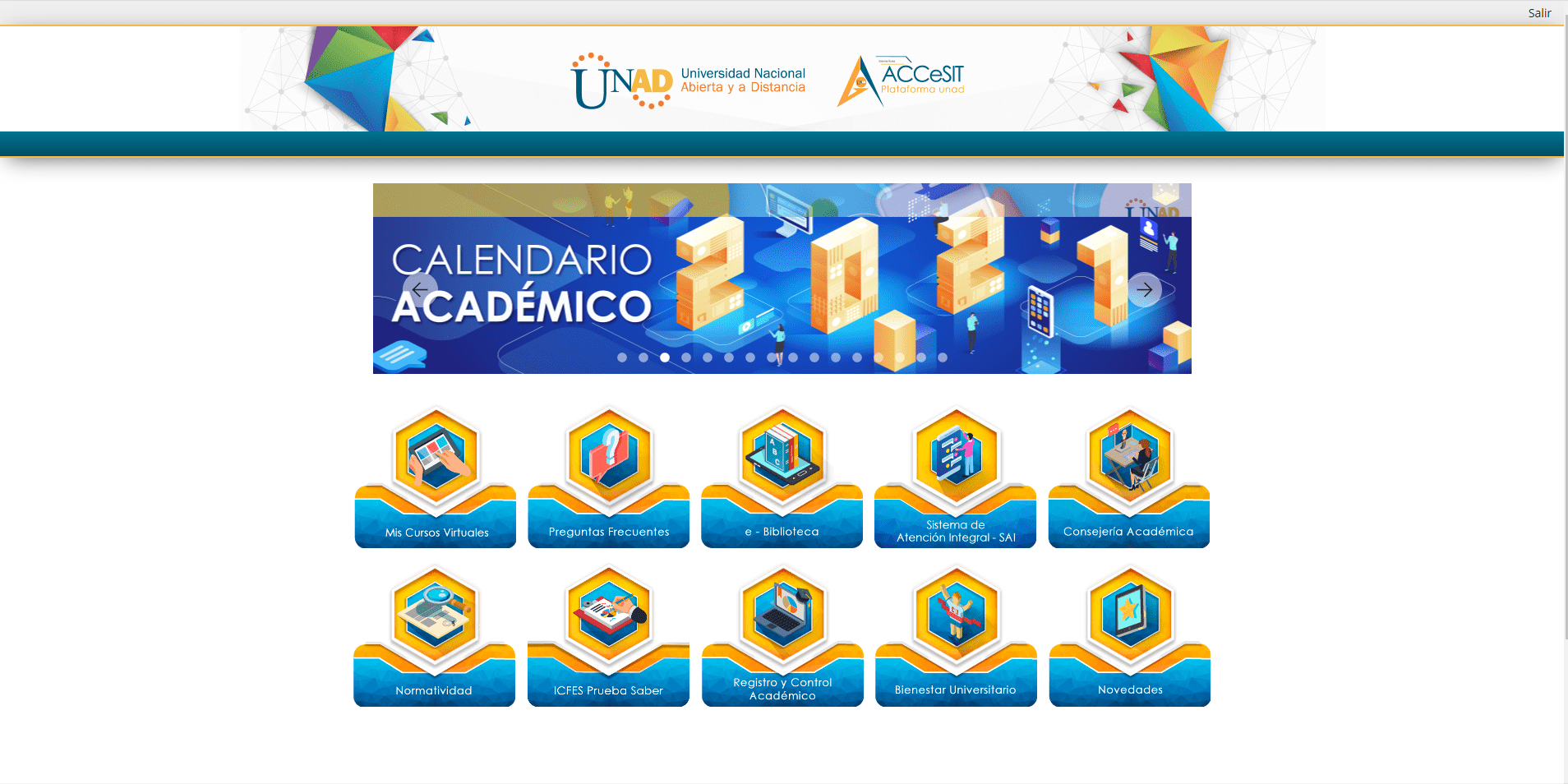 Sitio web de la e - Biblioteca
