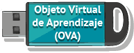 USB con el nombre de Objeto Virtual de Aprendizaje (OVA)