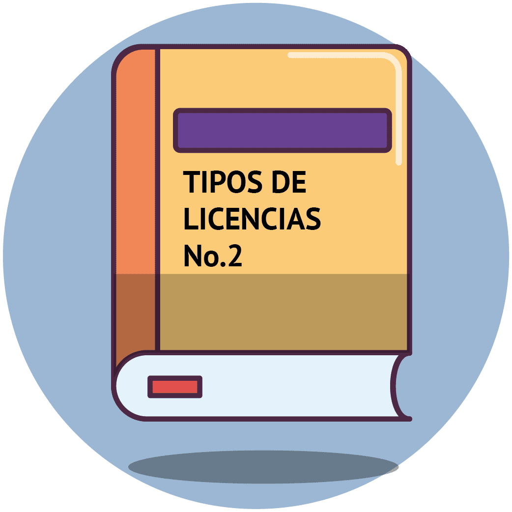 Tipo de licencias número 2: Licencia interna otorgada por el autor