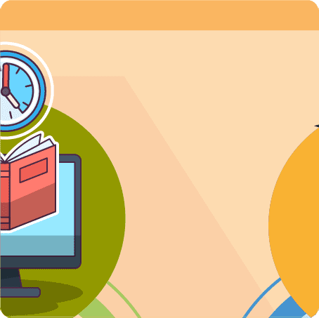 Tercera ficha de  izquierda a derecha de arriba abajo. esta ficha va en la primera fila. Ilustracion de  la parte izquierda computador  un libro y  un reloj